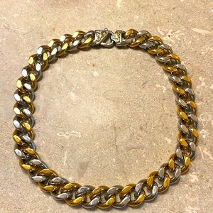 Gorjana chocker, multi-color (sliver & gold). Looks great with any outfit.